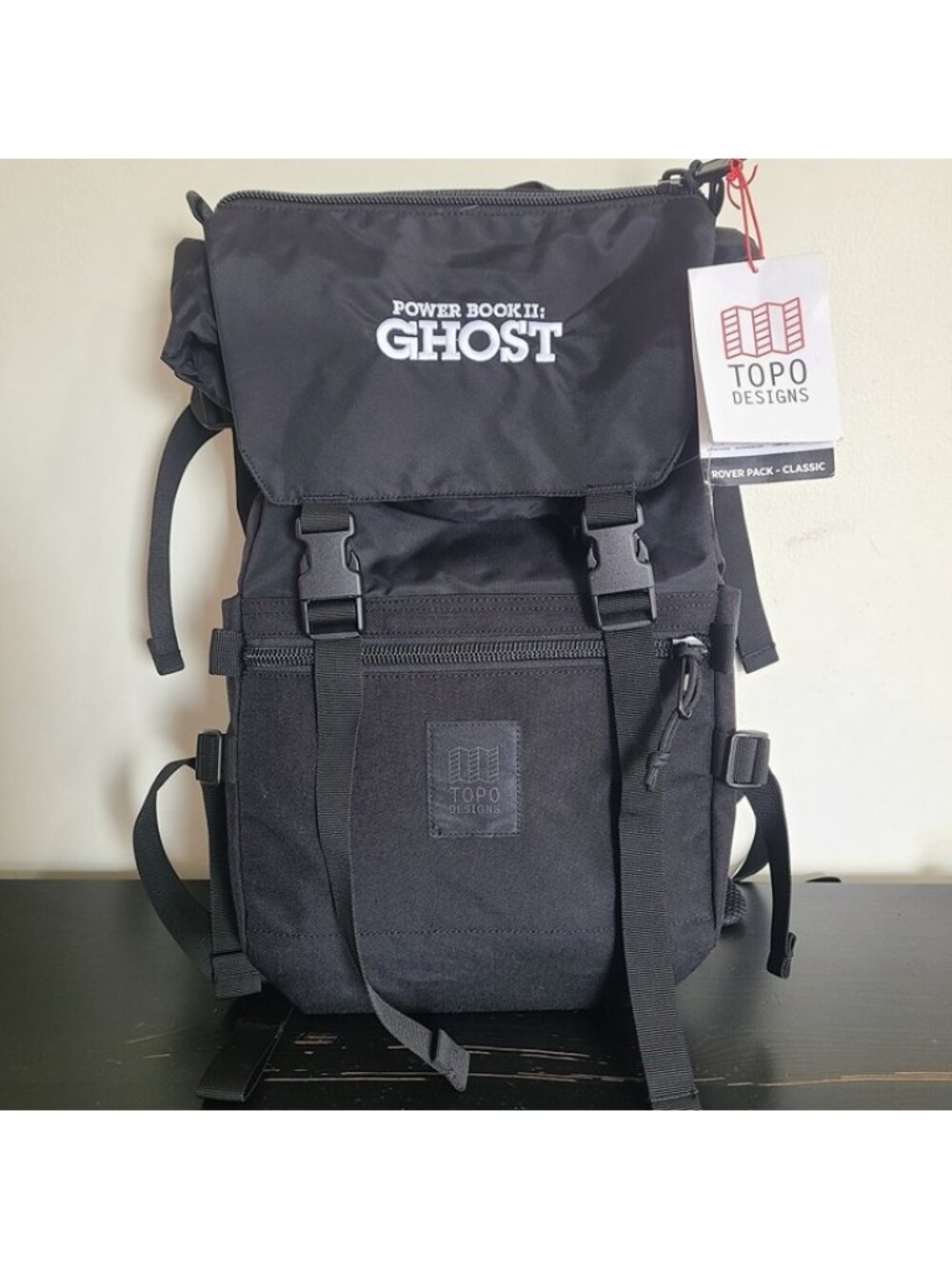 NWT Topo Designs Rover Pack Classic Black Backpack Laptop Bag Commuter Pack